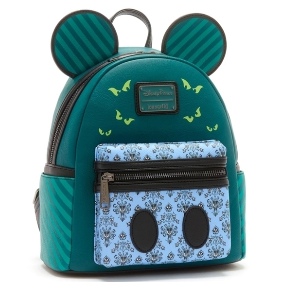 Loungefly Haunted Mansion Mickey Mouse: The Main Attraction Backpack - Picture 1 of 12